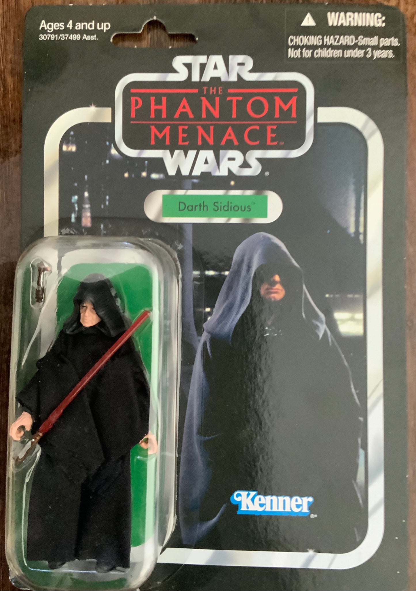 Star Wars Phantom Menace Darth Sidious (w/o sticker)