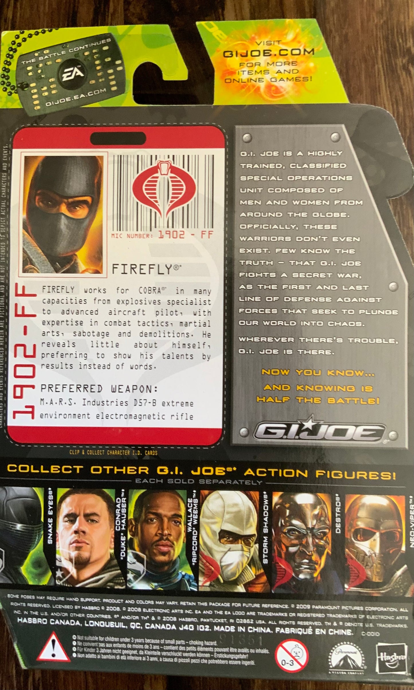 G.I.Joe: Firefly Saboteur