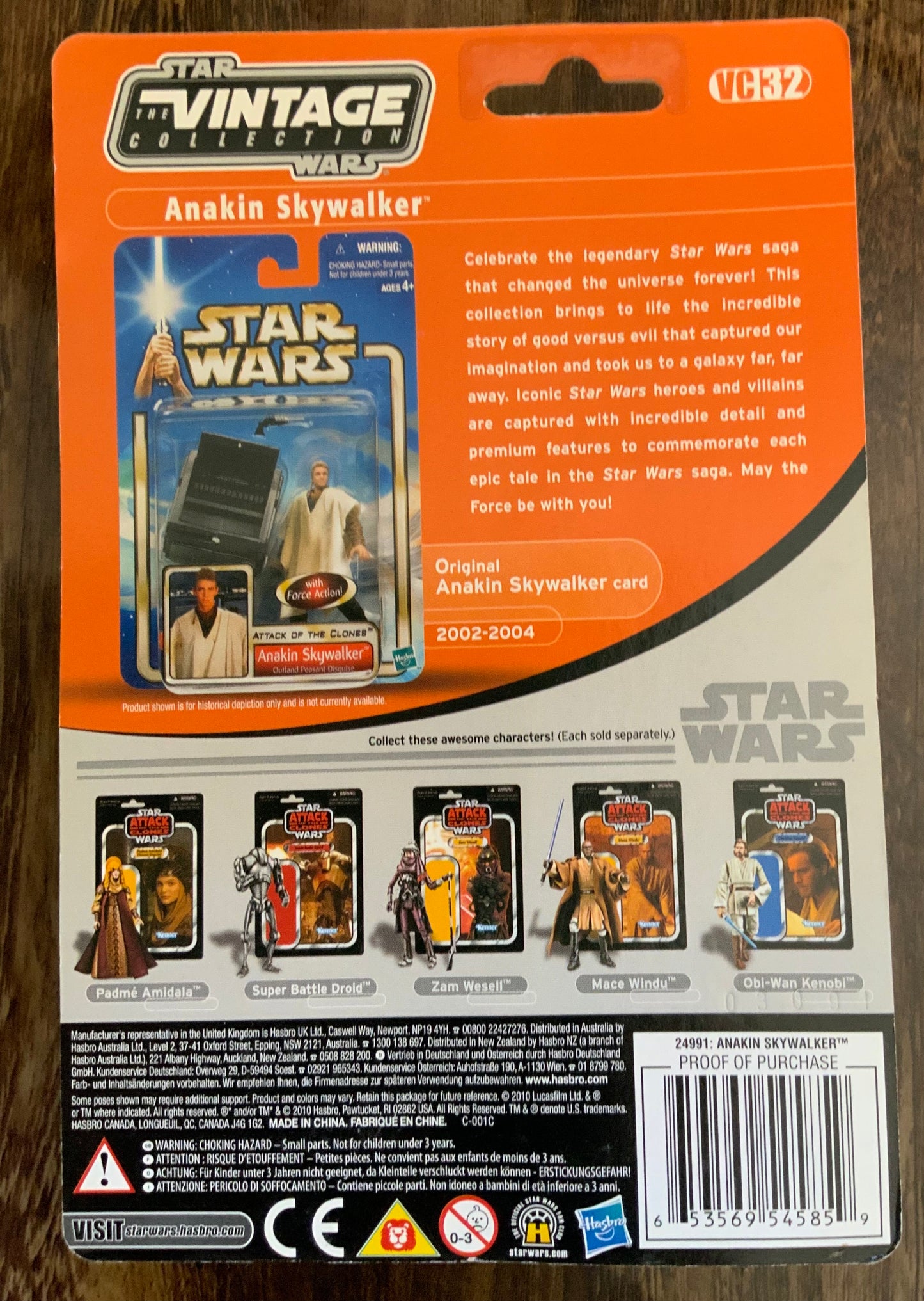 Star Wars Attack of the Clones Anakin Skywalker Peasant Disguise