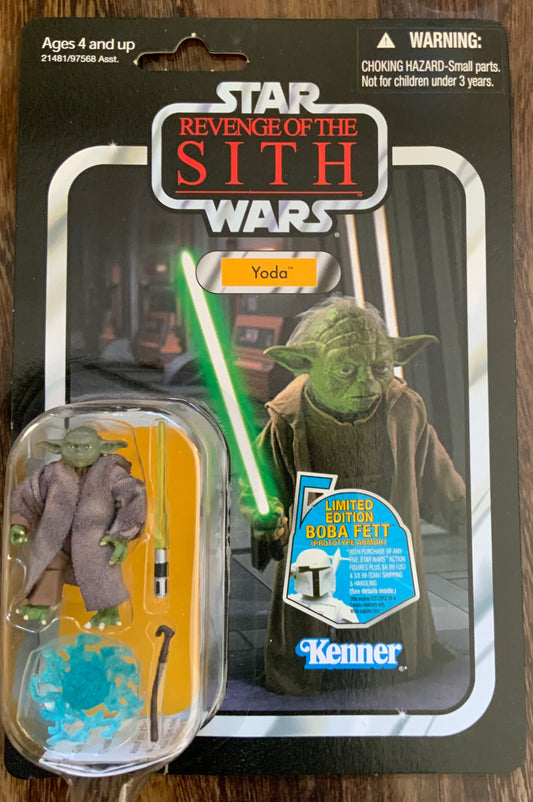Star Wars Revenge of the Sith Yoda (w/sticker)