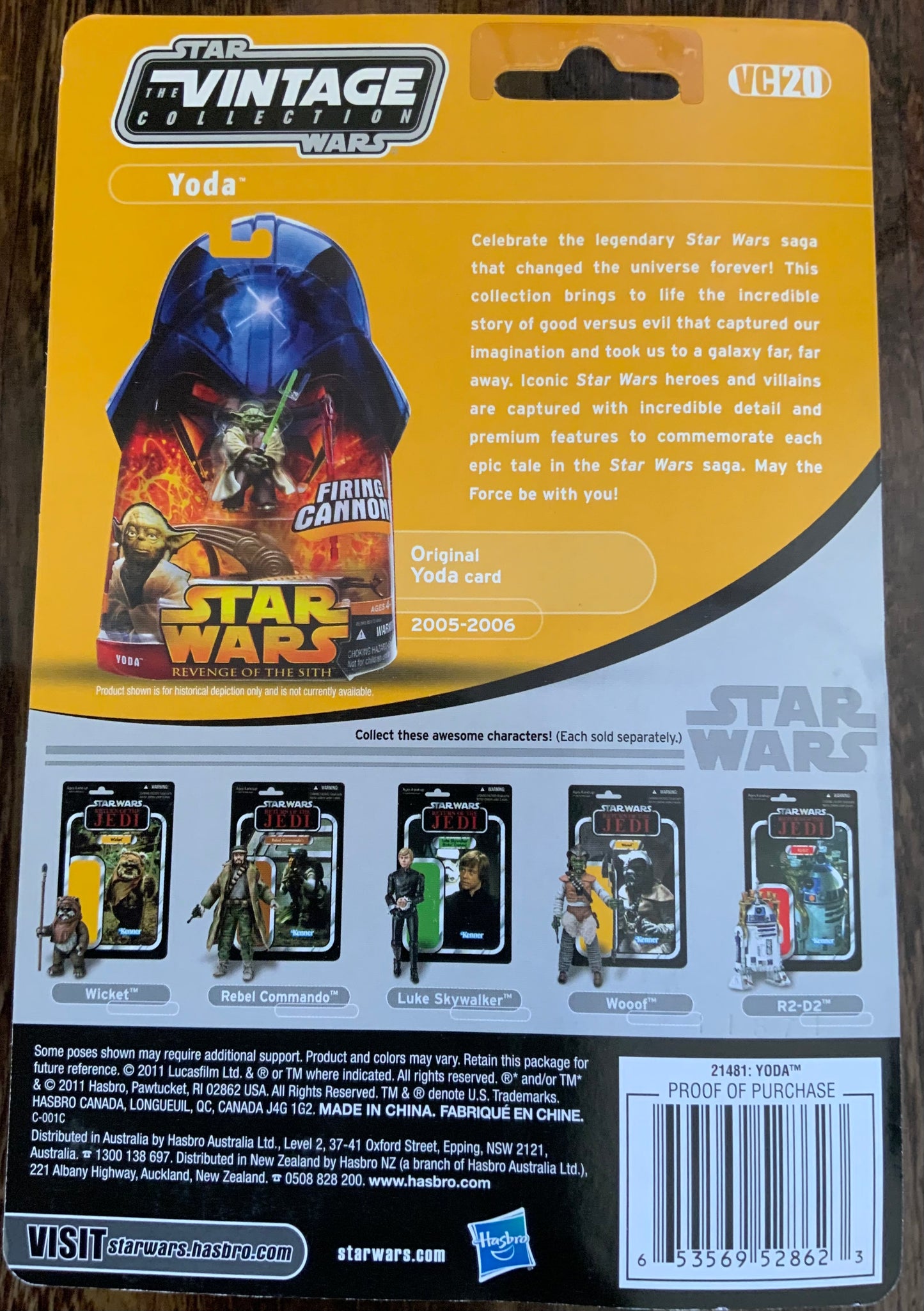 Star Wars Revenge of the Sith Yoda (w/sticker)