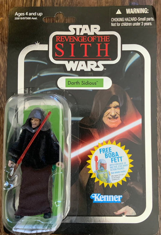 Star Wars Revenge of Sith Darth Sidious Foil