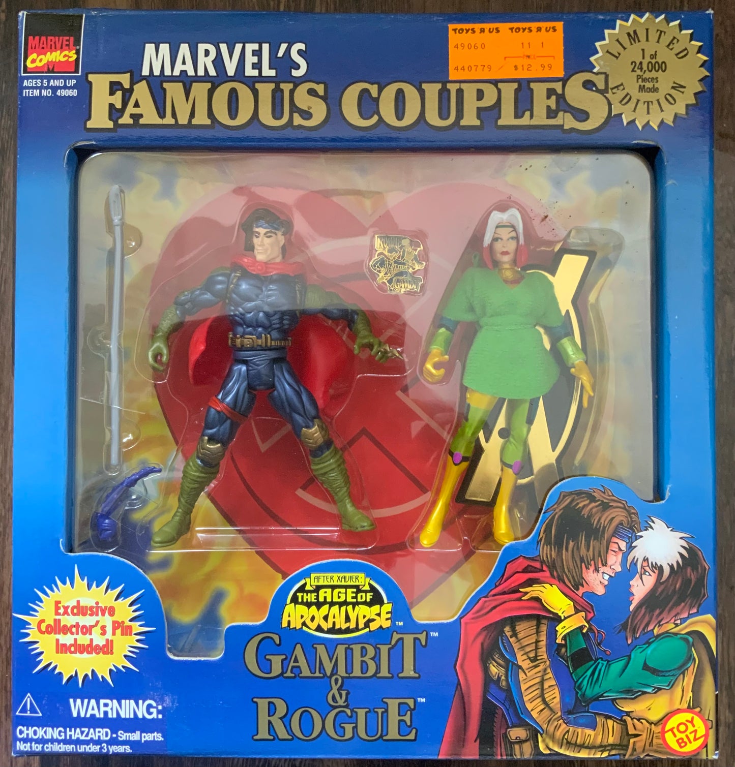 Marvel Famous Couples Gambit and Rogue