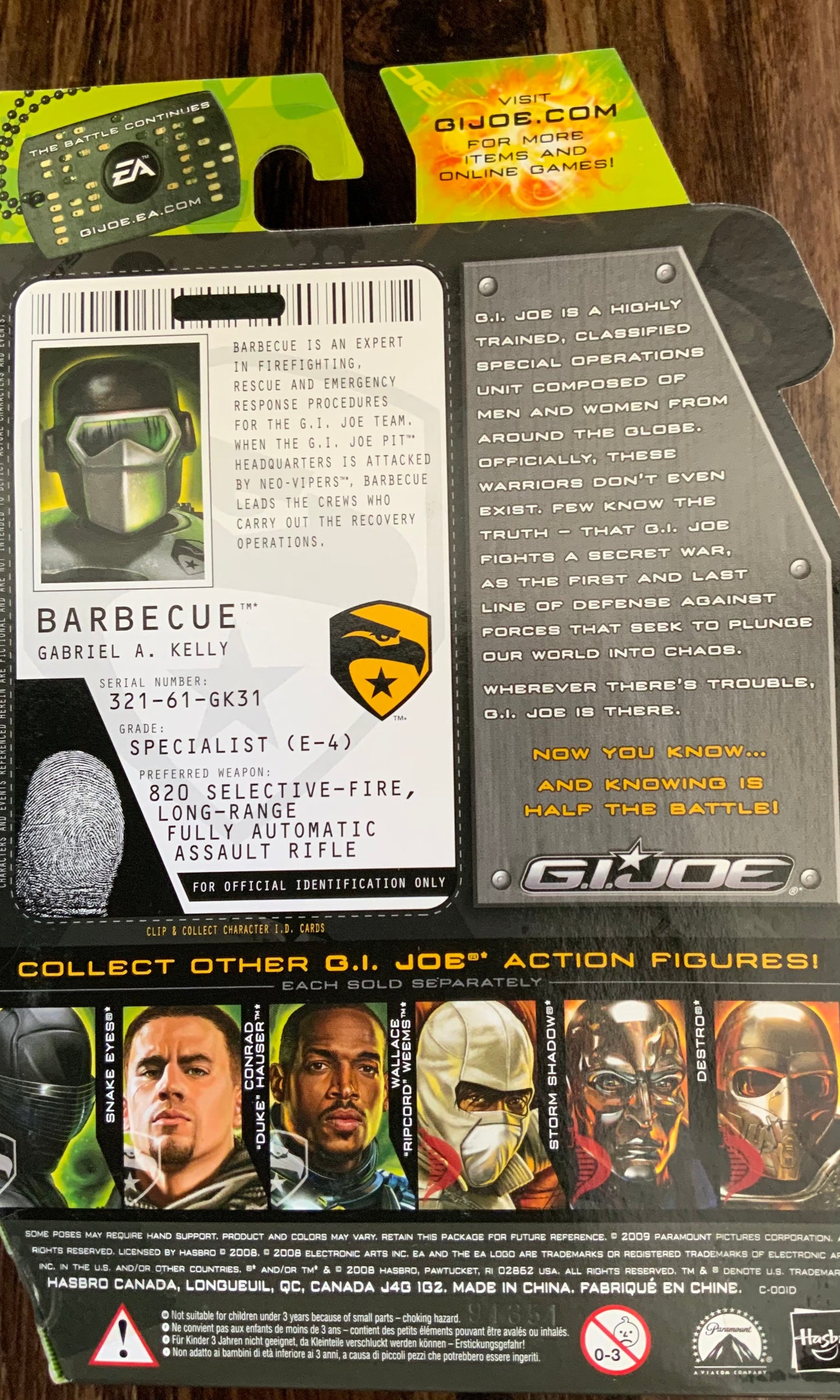 G.I.Joe: Barbecue Firefighter