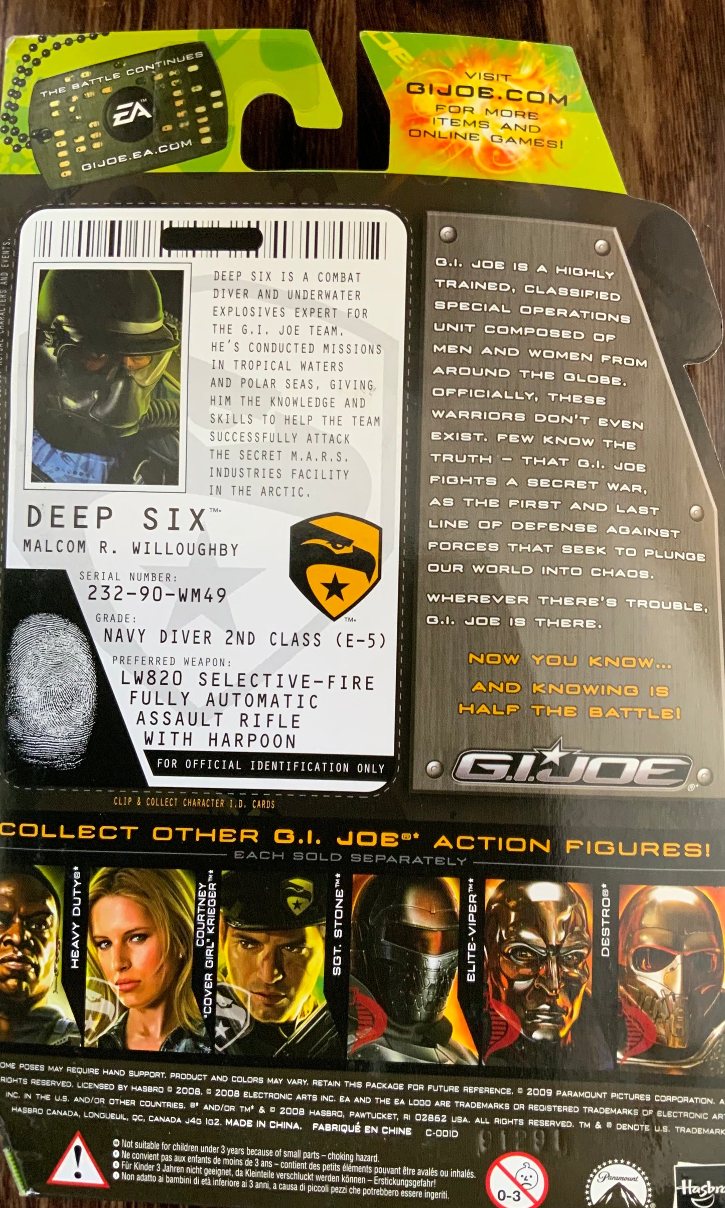 G.I.Joe: Deep Six Combat Diver