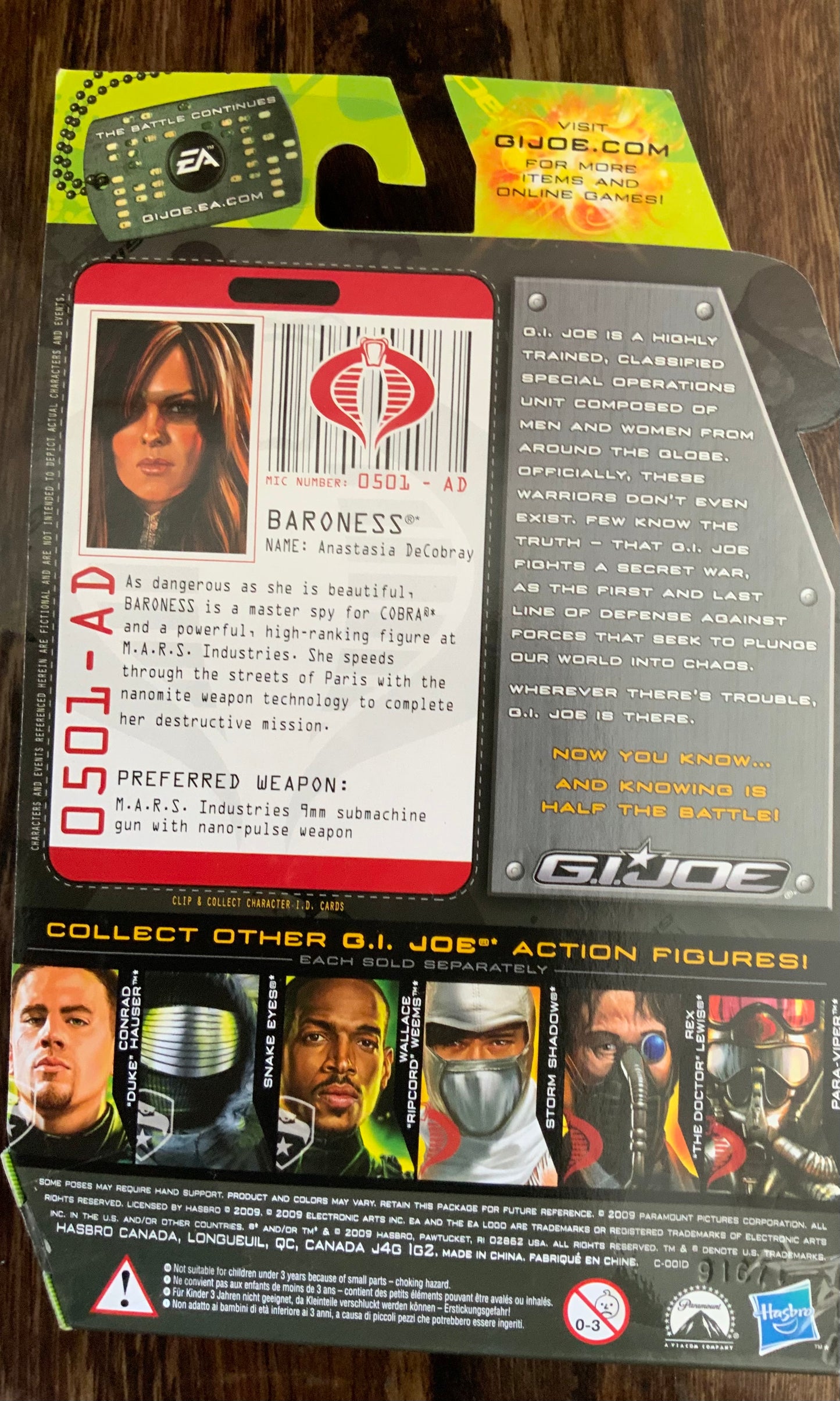 G.I.Joe: Baroness Paris Pursuit