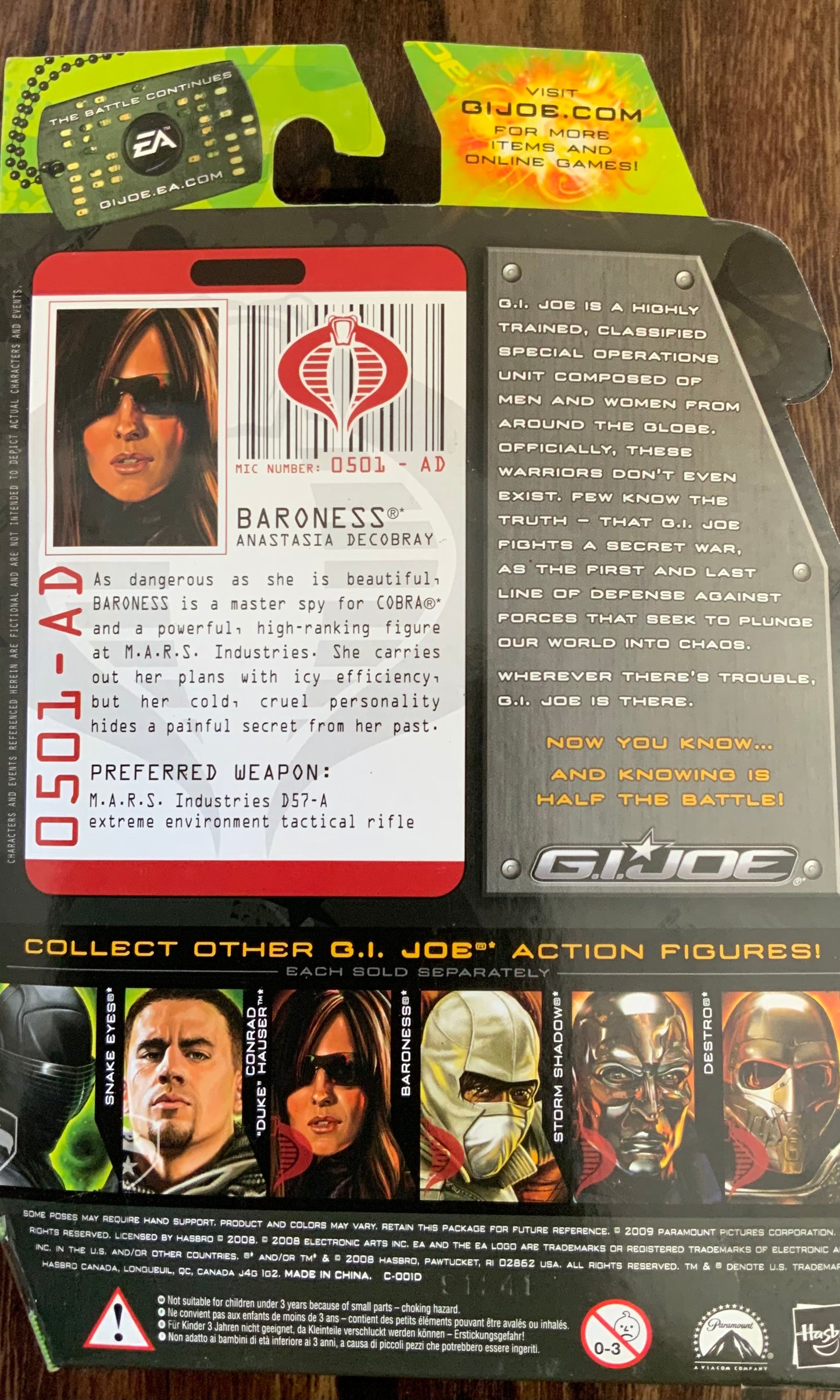 G.I.Joe: Baroness Attack on the G.I.Joe Pit