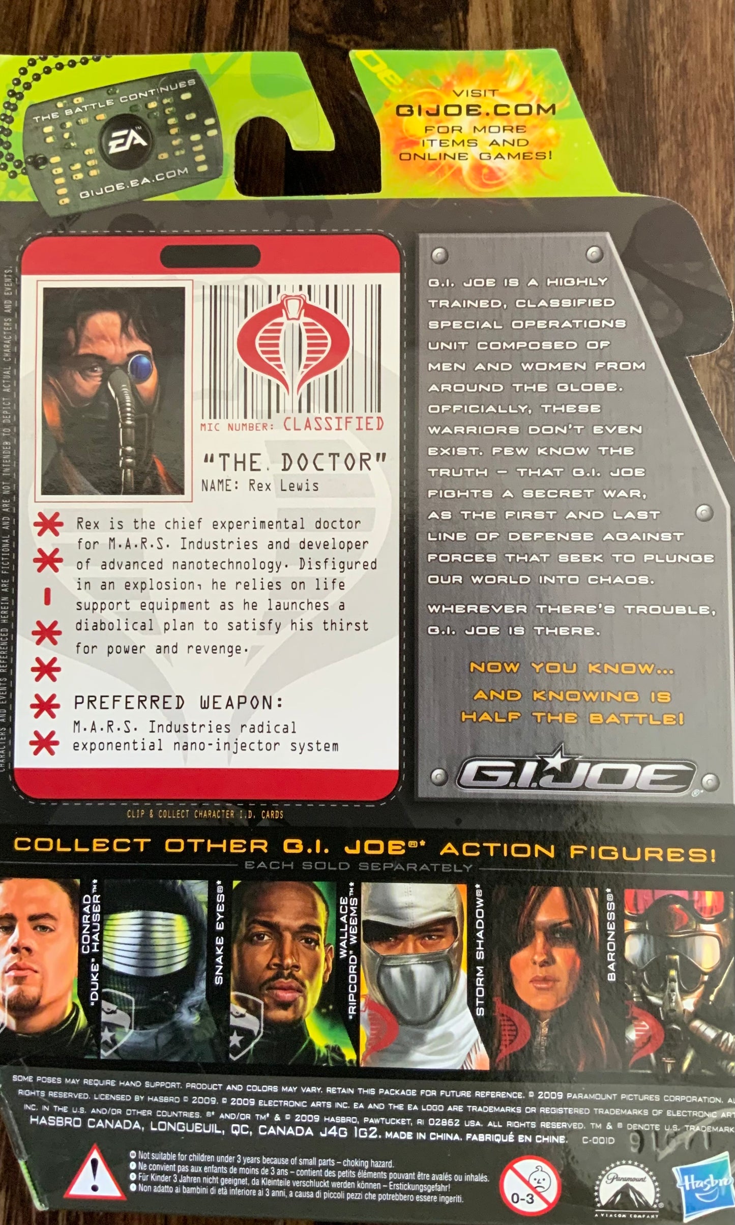 G.I.Joe: Rex "the doctor" Lewis