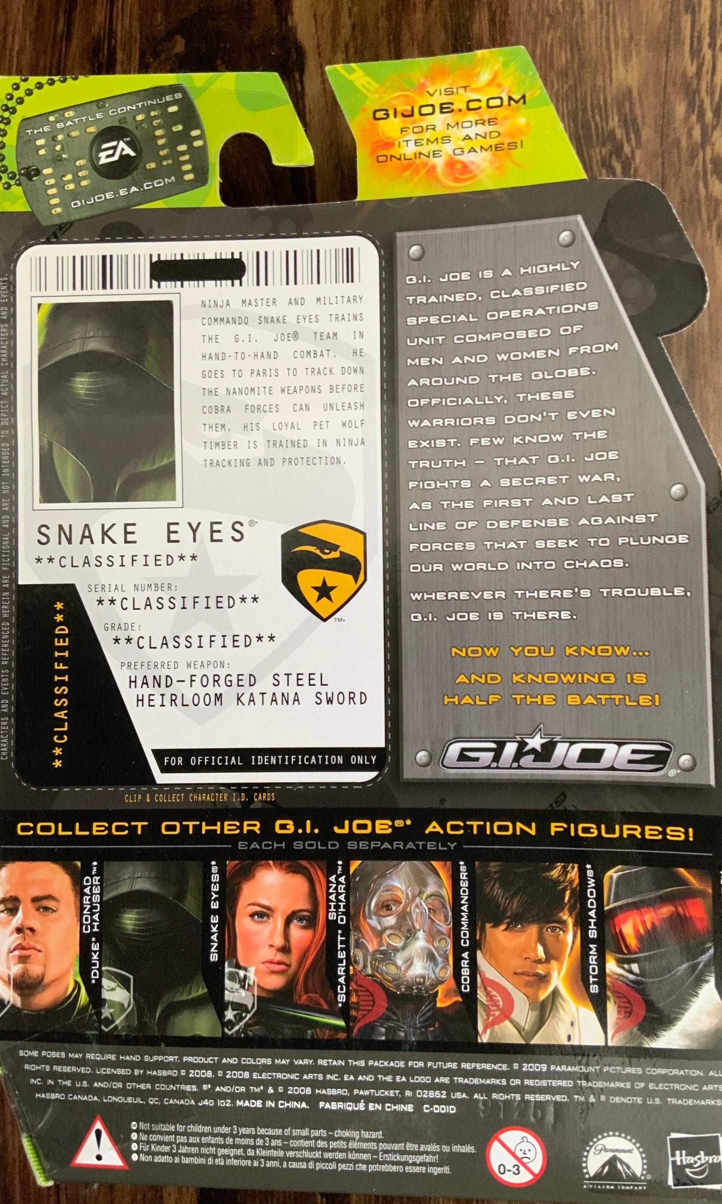 G.I.Joe: Snake Eyes Paris Pursuit